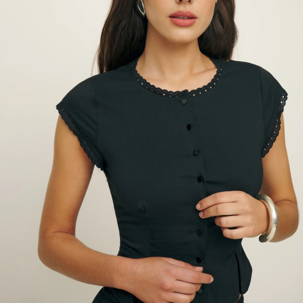 Reformation Valetta Two Piece Black